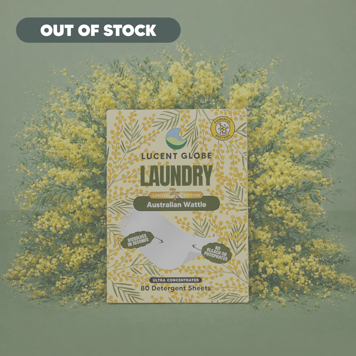 Golden Wattle Laundry Detergent Sheets - Limited Edition - Image 3