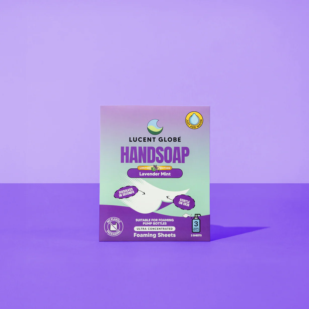 Handsoap Sheet - Lavender Mint - 1 Pack - Image 2