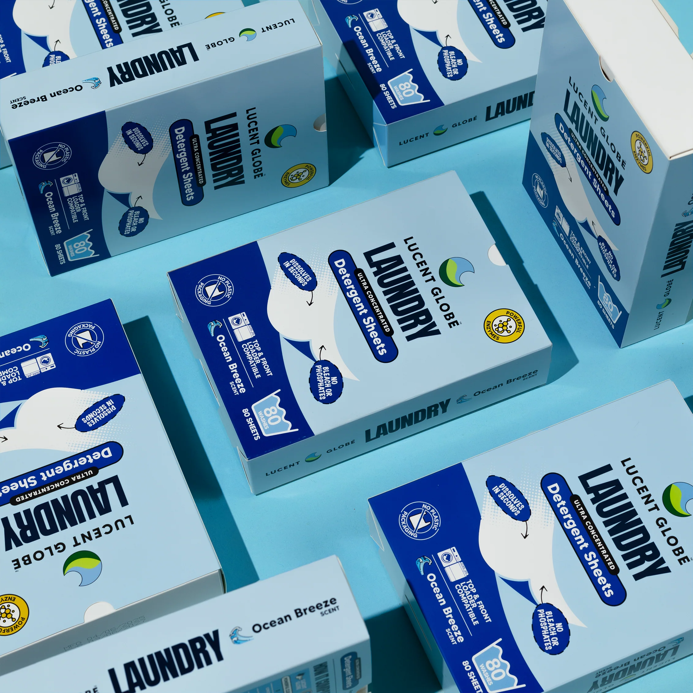 Laundry Detergent Sheets - 120 Value Pack (Ocean Breeze) - Image 3
