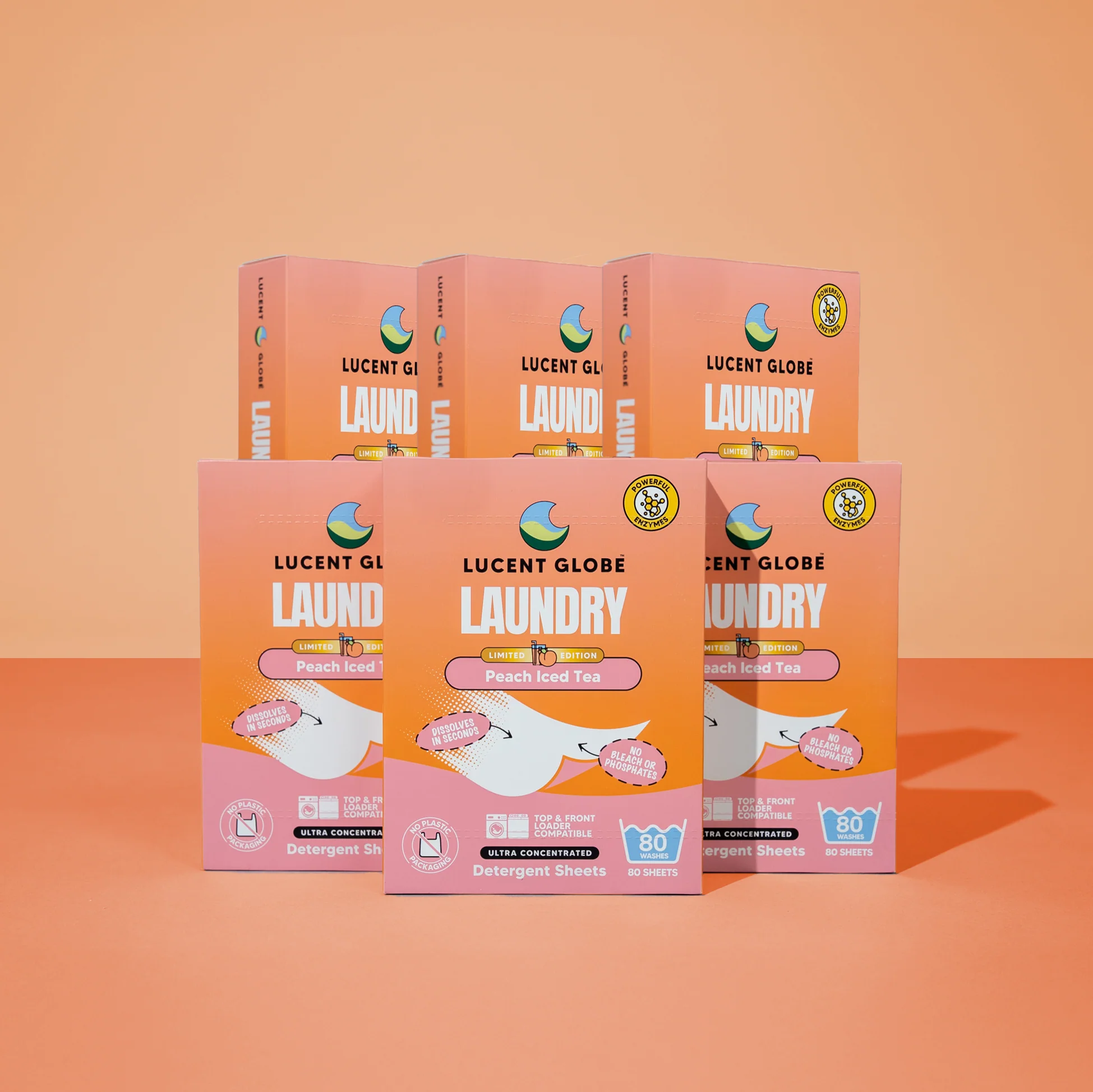 Peach Ice-Tea Laundry Detergent Sheets - Limited Edition - Image 5