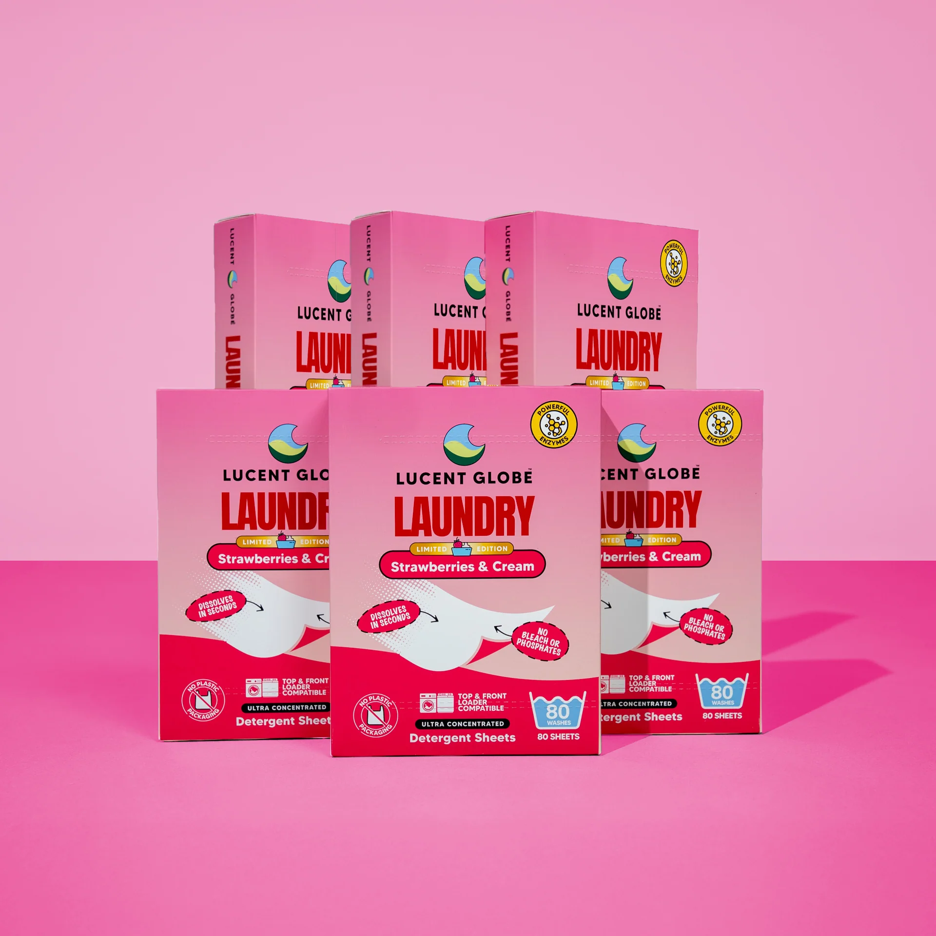 Strawberries & Cream Laundry Detergent Sheets - Limited Edition - Image 5