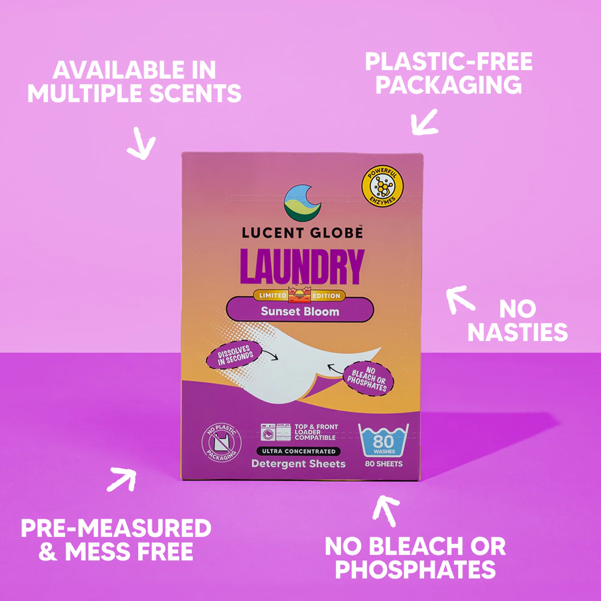 Sunset Bloom Laundry Detergent Sheets - Limited Edition - Image 3