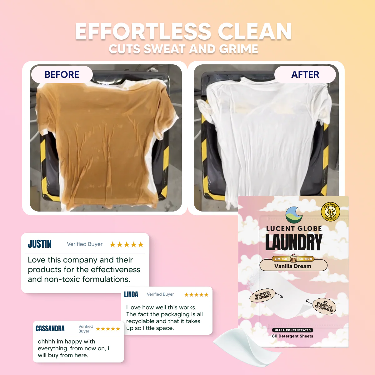 Vanilla Dream Laundry Detergent Sheets - Limited Edition - Image 5