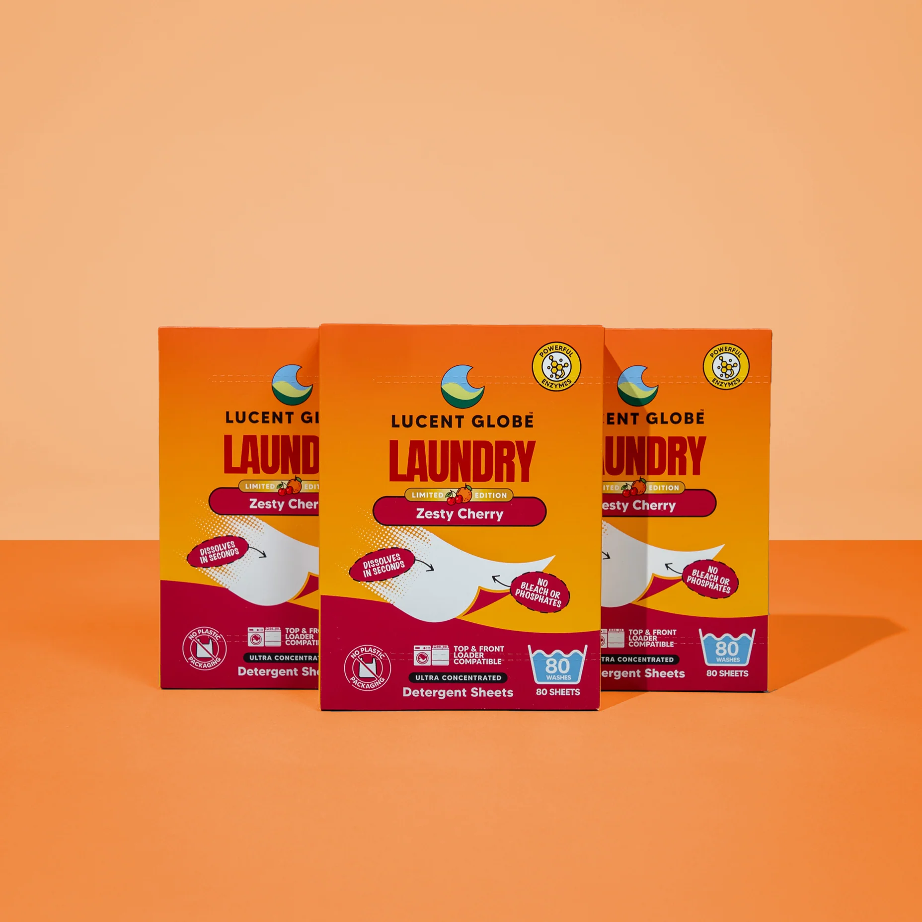 Zesty Cherry Laundry Detergent Sheets - Limited Edition - Image 4