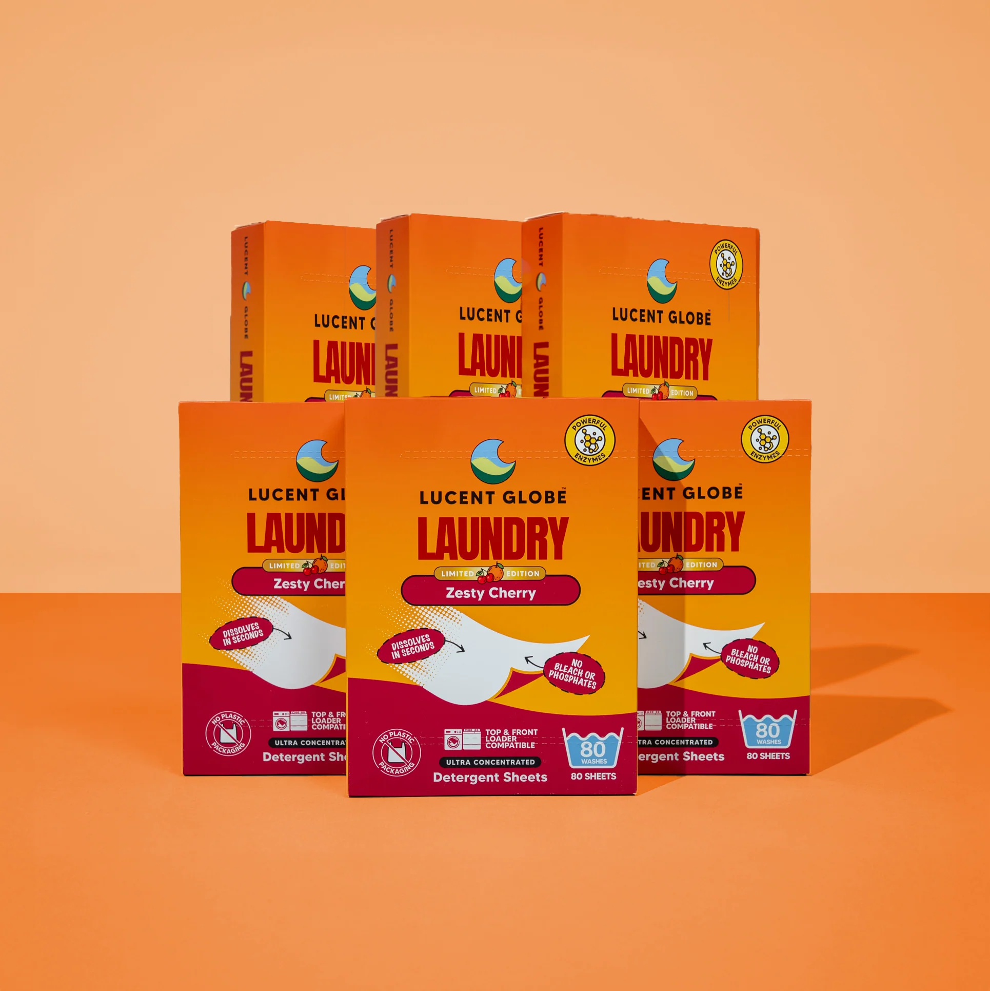 Zesty Cherry Laundry Detergent Sheets - Limited Edition - Image 5